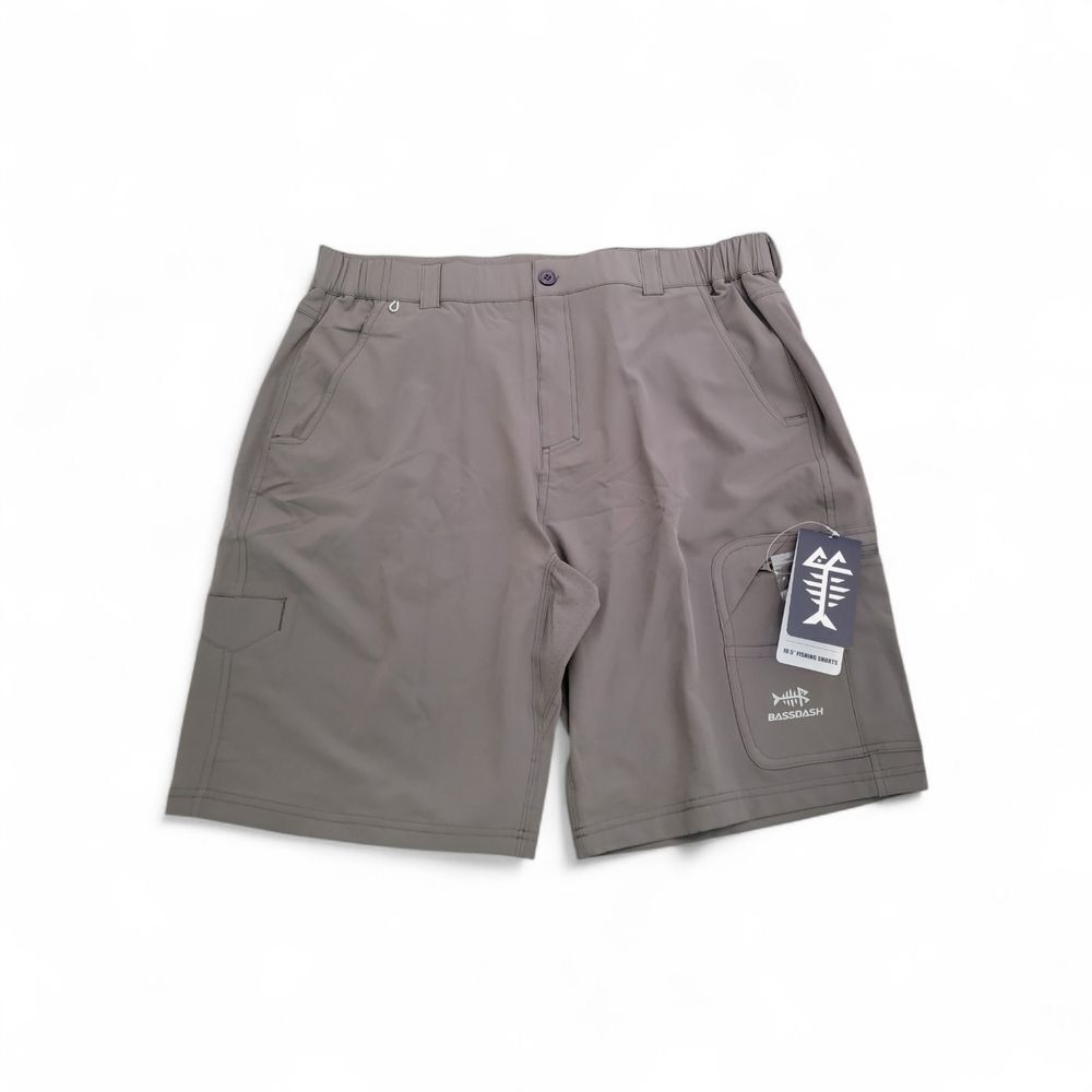 Men's Gray Cargo Shorts - Picture 2 of 7